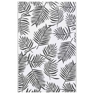 vidaXL Outdoor Carpet ARAKIL White and Black 120x180 cm PP
