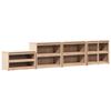 vidaXL Outdoor Kitchen Cabinet MEPPEL 4 pcs Natural Douglas