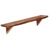 vidaXL Wall Shelves 2 pcs 90x20x18 cm Solid Acacia Wood