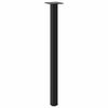 vidaXL Console Table Legs 4 pcs Black 72-74 cm Steel