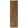 vidaXL Book Cabinet/Room Divider Smoked Oak 100x30x103 cm