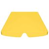 vidaXL Replacement Canopy for Garden Swing Yellow 188/168x145/110 cm