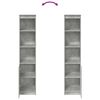 vidaXL Highboard Concrete Grey 37.5x35x180 cm Engineered Wood