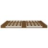 vidaXL Pallet Bed without Mattress Honey Brown 140x190 cm Solid Wood
