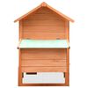 vidaXL Chicken Cage Solid Pine & Fir Wood 170x81x110 cm