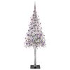 vidaXL Christmas Tree with 300 LEDs White 180 cm PE and Steel