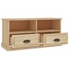 vidaXL TV Cabinet Sonoma Oak 93x35.5x45 cm Engineered Wood