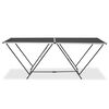 vidaXL Folding Pasting Table MDF and Aluminium 200x60x78 cm