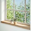 vidaXL Window Sills 2 pcs&nbsp;Untreated 100x15x2 cm Solid Wood Oak