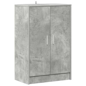 vidaXL Shoe cabinets 60 x 35 x 92 cm Concrete Grey Shoes