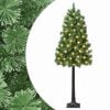 vidaXL Artificial Hinged Christmas Tree 120 cm 150 LEDs Warm White