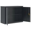 vidaXL File Cabinet Anthracite 90x40x110 cm Steel