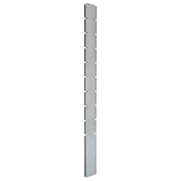 vidaXL Garden Fence Posts 10 pcs Silver 240 cm &nbsp;Galvanised Steel