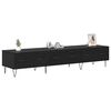 vidaXL TV Cabinet Black oak 150 x 36 x 30 cm Engineered wood