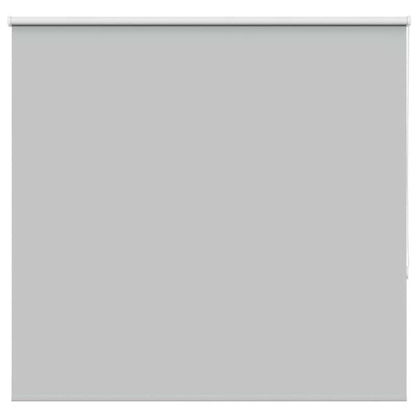 vidaXL Roller Blind Blackout Light Grey 160x175 cm Fabric Width 156.6 cm Polyester