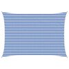 vidaXL Sunshade Sail 3.5 x 5 m HDPE Rectangular Blue and White