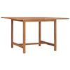 vidaXL Garden Dining Table | Warm Teak | Teak wood | 110x110x75 cm | Durable