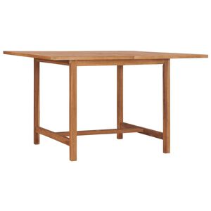vidaXL Garden Dining Table | Warm Teak | Teak wood | 110x110x75 cm | Durable