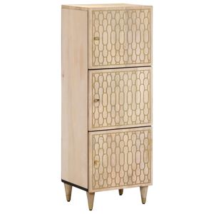 vidaXL Highboard 40x33x110 cm Solid Wood Mango