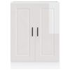 vidaXL Kitchen Base Cabinet&nbsp;Porto High Gloss White Engineered Wood