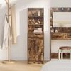 vidaXL Highboard Smoked Oak 40 x 40.5 x 135 cm Engineered Wood