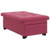 vidaXL Sofa Bed Wine Red 194 x 67 x 82 cm Velvet