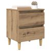 vidaXL Bed Cabinet Artisan Oak 40 x 35 x 50 cm Engineered Wood