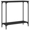 vidaXL Console Table Black 75x30.5x75 cm Engineered Wood