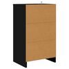 vidaXL Bedside Table Black 40 x 30 x 467 cm Engineered Wood