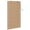 vidaXL Roller Blind with Curtains Manual Nature 90 x 160 cm Bamboo