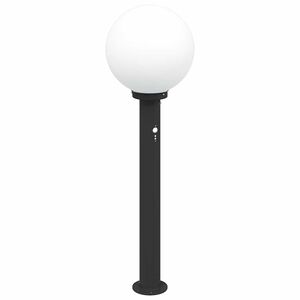 vidaXL Bollard Light with Sensor 80 cm Black IP44