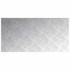 vidaXL Stair Tread Rectangular 4 pcs Silver 80 x 40 cm Aluminium