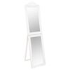 vidaXL Free-Standing Mirror White 45x180 cm