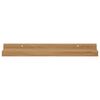 vidaXL Wall Shelf with Shelf 4 pcs Brown 40 x 9 x 3 cm Engineered Wood