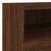 vidaXL 5 Piece TV Wall Units Brown Oak Engineered Wood