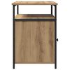 vidaXL Bedside Cabinet Artisan oak Engineered Wood
