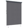 vidaXL Roller Blind Anthracite 200 x 250 cm Fabric and Aluminum