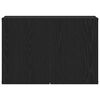 vidaXL TV Cabinet Black Oak 60x30x41 cm Engineered Wood