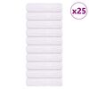 vidaXL Shower Towels "FROGN" 25 pcs White 70x140 cm 360 gsm