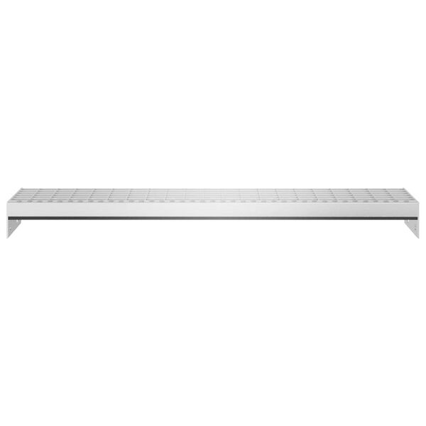 vidaXL Grate Step 80x24x7 cm Galvanised Steel