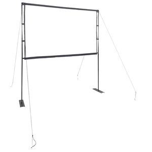 vidaXL Projection Screen with Stands 100 Inch 16:9