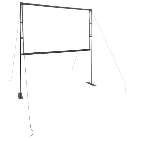 vidaXL Projection Screen with Stands 100 Inch 16:9