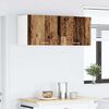 vidaXL Hanging Cabinet with Storage Old Wood and White 50 x 31 x 40 cm