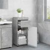 vidaXL Bathroom Cabinet Set TULUM Concrete Grey 37 x 31.5 x 82 cm