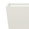 vidaXL Garden Planter White 40x40x40 cm Steel