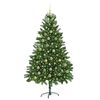 vidaXL Christmas Tree with 300 LEDs with Stand Green 180 cm PE
