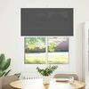 vidaXL Pleated Blind Black 105x100 cm Fabric Width 104.4 cm Polyester