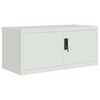 vidaXL File Cabinet Light Grey 90x40x180 cm Steel