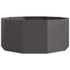 vidaXL Planter Black 120 x 120 x 50 cm Steel