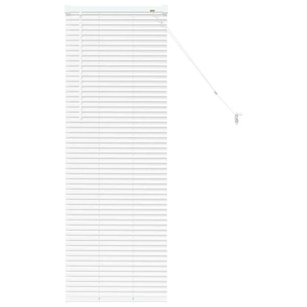 vidaXL Venetian Blinds Height Adjustable White 130 x 45 cm Aluminium